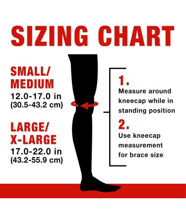 ACE Compression Knee Support - Large/X-Large White/Gray - 1 Pack | Joint Protection for ACL, Support for Weak Sore Muscles | Flexible & Comfortable - Buy Online on GoSupps.com