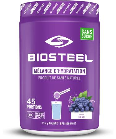 BioSteel Hydration Mix Grape Flavour + White Freeze Flavour Zero Sugar Hydration Drink Mix (45 Servings per Tub) 315 g (Pack of 1) Drink+ Hydration Mix - Buy Online on GoSupps.com