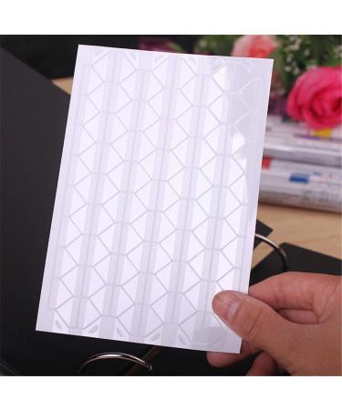10 Sheet (1020-pack) Photo Corners Self Adhesive PVC Paper Photo Foto Corner Stickers for Scrapbooking Personal Journal (Clear) - Buy Online on GoSupps.com