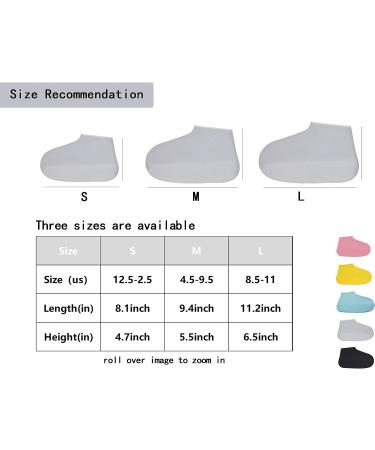 Durui Silicone Waterproof Shoes Cover - White Large | Reusable No-Slip Shoe Protectors for Kids, Women, Men - Buy Online on GoSupps.com