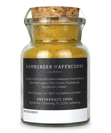 Ankerkraut Hamburg Harbor Curry - Premium Spice for Curries Poultry Rice & Hummus - 60g in Cork Glass - International Shipping Available - Buy Online on GoSupps.com