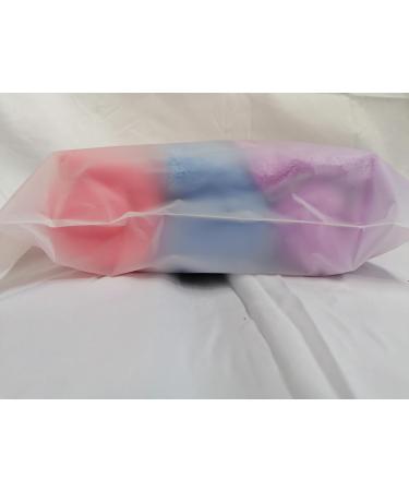 Super Absorbent Hair Turban Towel Set - 3-Piece Fast Drying Microfiber Caps for Women & Girls | Ideal for Long Curly Wet Hair (Pink Purple Blue) - Buy Online on GoSupps.com