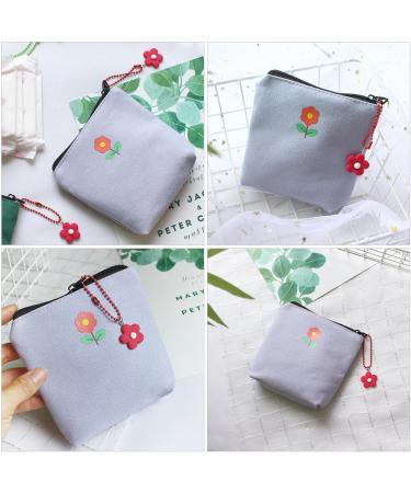 Fomiyes Lipstick Bag - Stylish Portable Storage for Women & Teens | Perfect for Period Essentials & Makeup - Purple Zipper Pouch - Buy Online on GoSupps.com