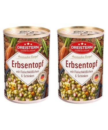 Dreistern pea stew with meatballs 400 g (pack of 2) 400 g (pack of 2) pea stew