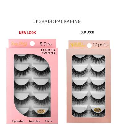 Shop 3D Reusable False Eyelashes - Long & Thick Handmade Dramatic Lashes (4 Pairs) - G604 - Buy Online on GoSupps.com