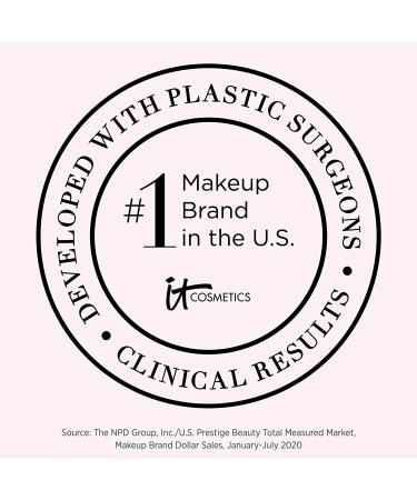 IT Cosmetics CC+ Cream Travel Size Light (W) - Full-Coverage Color Correcting Foundation with SPF 50+ - 0.406 fl oz - Buy Online on GoSupps.com