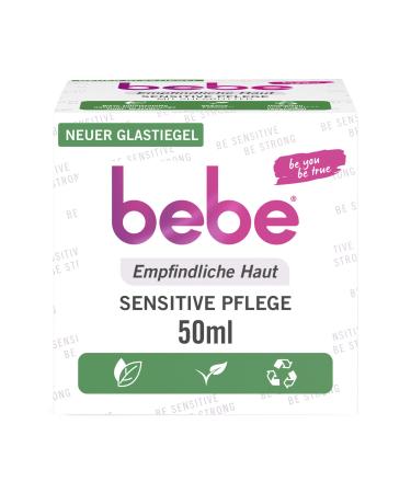 bebe Sensitive Care (50 ml) face cream for sensitive skin with shea butter soothing moisturizer for the face - Buy Online on GoSupps.com