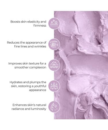 Collagen Clay Mask - Kaolin Clay for Youthful Skin - 2oz - Best International Shipping - Buy Online on GoSupps.com