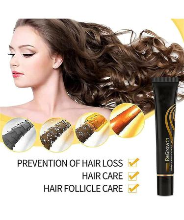 Regrowth Organic Hair Serum Roller Set - Herbal Scalp Massager for Intense Hair Growth | Suitable for Men & Women - All Hair Types - Buy Online on GoSupps.com