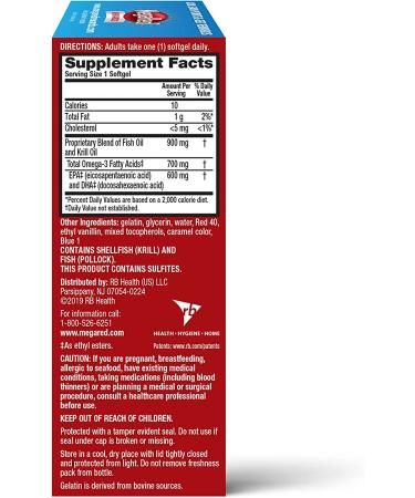 Schiff MegaRed Advanced 4-in-1 Omega-3s Extra Strength 900 mg - 40 Softgels - Buy Online on GoSupps.com