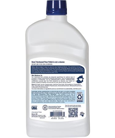 Bona Hardwood Floor Polish  High Gloss  32 Fl Oz 32 Fl Oz (Pack of 1) Clear - Buy Online on GoSupps.com