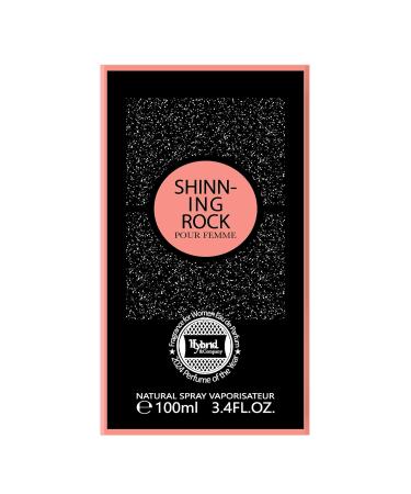 Hybrid & Company Women Shinning Rock Pour Femme Eau De Parfum Vaporisateur Natural Spray 3.4 Fl Oz - Buy Online on GoSupps.com