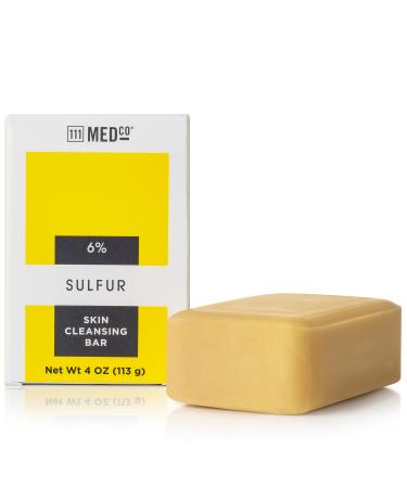 6% SULFUR Medicated 4oz. Skin Cleansing Soap Bar
