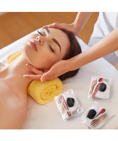 ANCIRS 50 Disposable Cosmetic Vanity Amenities Bundle - Individually Wrapped with Cotton Swabs, Nail File, Cotton Pads, Dental Floss, Hair Tie - For Hotels and Motels - Buy Online on GoSupps.com