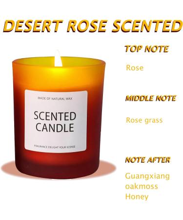 Scented Candles Gifts for Women | Natural Soy Wax Rose Aromatherapy Candles for Home | Perfect for Valentine's Birthdays & Mother s Day - Buy Online on GoSupps.com