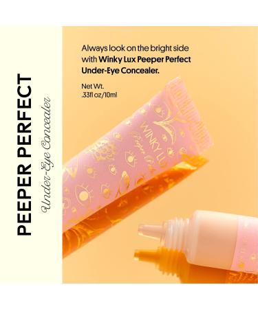 Winky Lux Peeper Perfect Under Eye Concealer - Full Coverage Makeup & Eye Brightener for Dark Circles Color Corrector with Collagen Hyaluronic Acid & Vitamin E (Neutral Beige) - Shop Internationally - Buy Online on GoSupps.com