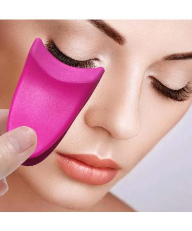 Lash Applicator False Eyelashes Applicator Tool 36mm Width Eyelash Beginner Supplies False Lash Clip Eye Lash Holder Tweezers Eyelash Makeup Tool Rose red 1pc Rose Red