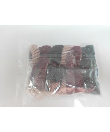 Niaciswe 20-Piece Thick Cotton Ponytail Holders | Seamless Hair Ties for Women | Durable Rubber Hair Ties for All Hair Types - Buy Online on GoSupps.com
