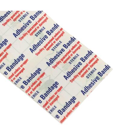 100PCS Waterproof Adhesive Bandages - Sterile Transparent First Aid for Cuts & Abrasions | Ideal for Home School Infirmaries & Enterprises - Buy Online on GoSupps.com