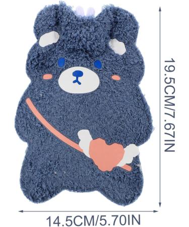 Stobok Hot Water Bag - Plush Cover Heat Bottle for Hot/Cold Therapy | Perfect Winter Warm-Up Gift for Bed & Waist - Buy Online on GoSupps.com