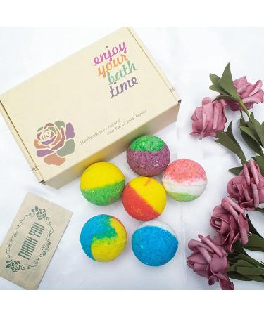 INTEYE Bath Bombs Gift Set | 24 Handmade Fizzies with Essential Oils | Perfect for Birthdays & Holidays - Buy Online on GoSupps.com