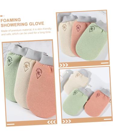 Healeved Double Sided Bath Gloves 2pcs - Body Wash Scrubber for Adults & Kids - Korean Exfoliating Shower Mitt - Cleansing Back Scrubber - Buy Online on GoSupps.com