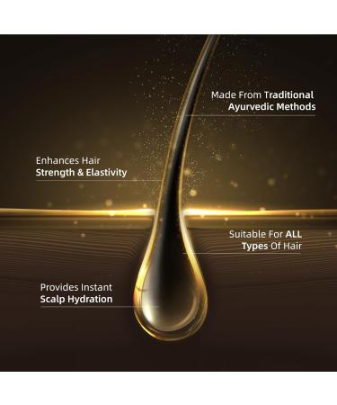 Hair Treatment Serum - 120 Vitamin Capsules with A C E & Oils | Restore Frizzy Hair No Rinse Safe for All Hair Types - Buy Online on GoSupps.com