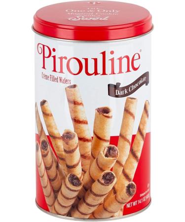 Value Bundle: PIROULIINE - HAZELNUT & DARK Chocolate Wafer Cookies - Biscuits Cookies - Rolled Wafers - Custom Value Bundle Branded Pack of 2 - Buy Online on GoSupps.com