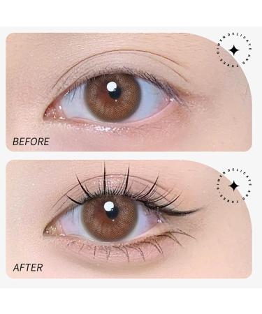 Waterproof Eyeliner Double Tip Lower Eyelash Pencil Waterproof Dual Pronged Bottom Eyelashes Long Lasting Eye Liner Liquid Eyeliner Natural 3D Under Lashes for Eye Makeup Black - Buy Online on GoSupps.com