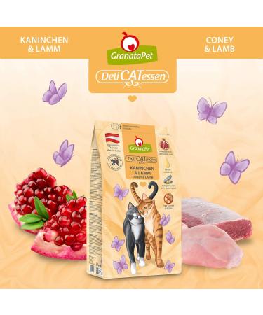 Granapet Delicatessen Rabbit & Lamb Dry Cat Food | Grain-Free Sugar-Free | 300g - Tasty Adult Feed - Buy Online on GoSupps.com
