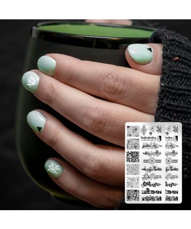 SIOPPKIK Nail Stamping Plates | Marble Pattern Nail Art Stencil Tools | Stainless Steel Nail Design Template for Perfect Manicures - Buy Online on GoSupps.com