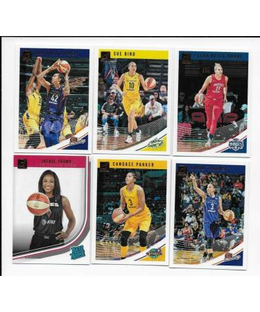 2019 Donruss WNBA Basketball Complete Hand Collated Set of 100 Cards - Includes 12 Rookie Cards (#89-#100) and Seimone Augustus, Sue Bird, Angel McCoughtry, Breanna Stewart, Elena Delle Donne, Diana Taurasi, Sylvia Fowles, Tina Charles, Brittney Griner, C