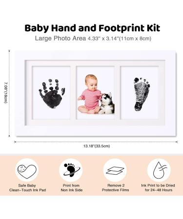 Crenze Baby Hand and Footprint Kit with Clean-Touch Ink Pad - Ideal Baby Shower Gift for Nursery Decor - Buy Online on GoSupps.com
