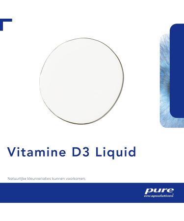 Pure Encapsulations - Vitamin D3 Drops - Liquid Supplement - Maintaining Normal Function of the Immune & Muscular System - Contributes to Calcium Absorption - 25 ml - Buy Online on GoSupps.com