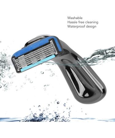 Buy Sluff's Waterproof Safety Razor for Men - Single Blade Manual Razor Portable & Precise with 6 Removable Blades - Buy Online on GoSupps.com