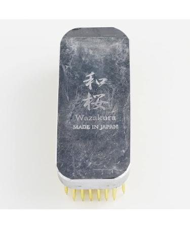 Wazakura Japanese Ikebana Kenzan 3.4 Long Rectangular Brass Flower Holder - Made in Japan - Buy Online on GoSupps.com