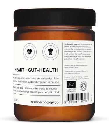 Organic Aronia Powder 125g - High in Anthocyanins | Powerful Antioxidant | International Shipping Available - Buy Online on GoSupps.com