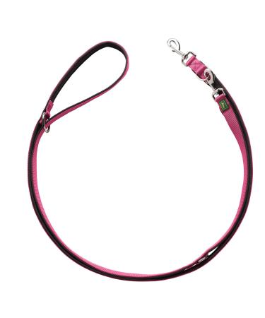 HUNTER NEOPRENE Adjustable dog leash 1.5 x 200 cm raspberry/black 1.5 x 200 cm raspberry/black
