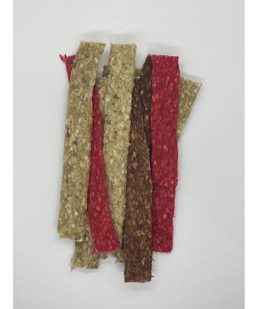 Cattle Ranch Dog Treats Chews Rawhide Munchy Stick Supports Dental Health Stimulates and Entertains by Satisfying Dog s Natural Urge to Chew (Flat 7"x1" Pk of 10 Assorted) - Buy Online on GoSupps.com