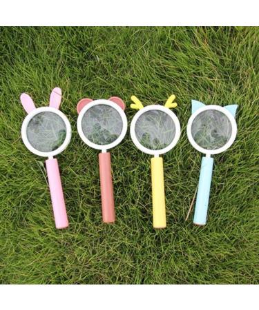 Magnifying Glasses for Hobbies Reading Magnifier Optical Magnifying Glass HD Cartoon Animal Teacher Kindergarten Pupil 3 Times Magnifying Glass Vision - Buy Online on GoSupps.com