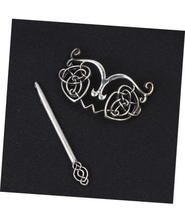 FRCOLOR Vintage Hair Clips Woman Girls Wooden Hair Slide viking hairpin Slide Stick pin Slide Pin knot clip mens slides for girls Creative Stick slider man Barrette Hair Clips - Buy Online on GoSupps.com