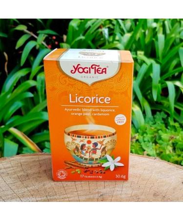 Yogi Tea Organic Licorice Egyptian Spice 17 Teabags - Buy Online on GoSupps.com