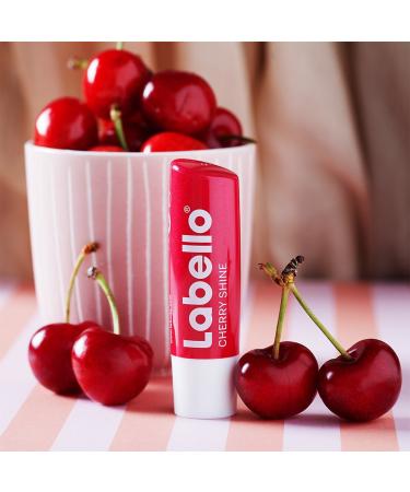 Labello Lippenpflege Fruity Shine Cherry 2Pack (2 x 5 ml) - Moisturizing Lip Balm for Smooth Shiny Lips | Buy Internationally - Buy Online on GoSupps.com