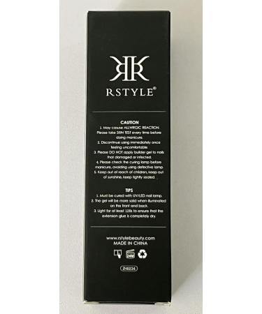 Rstyle Poly Nail Gel 80ml - Pink Acrylic Gel for Professional Manicure Nail Extension & Art | UV/LED Nail Polish for Strong Natural Finish - Buy Online on GoSupps.com