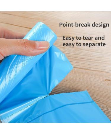 6 Rolls of Garbage Bags Disposable Plastic Point Break Flat Garbage Bags Black Suitable for Offices bedrooms Kitchens and Other Places - Buy Online on GoSupps.com