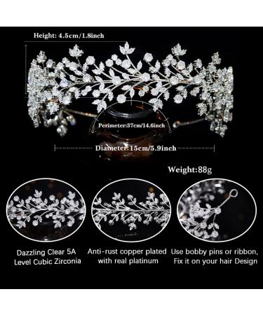 Aoligrace CZ Bride Headband - Bridal Wedding Hair Accessories - Buy Online on GoSupps.com