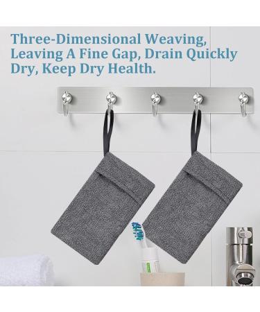2 Pack Soap Bags - Large Soap Net for Shower & Body Care | Eco-Friendly Storage for Solid Shampoo & Bath Essentials - Buy Online on GoSupps.com