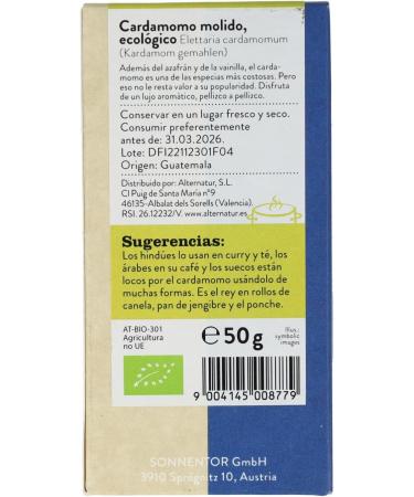 Ground cardamom ORGANIC 50 g Sonnentor - Buy Online on GoSupps.com