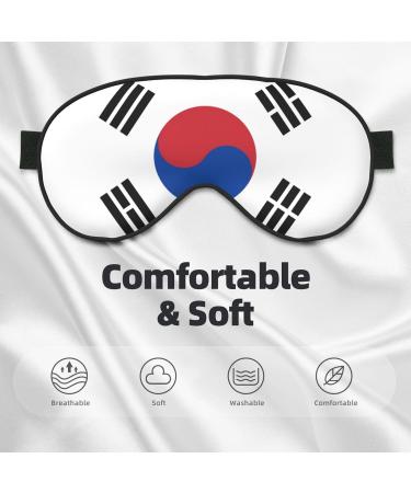 Flag of Republic of Korea Soft Eye Mask | Comfortable Light Blocking Sleep Mask for Side Sleepers - Buy Online on GoSupps.com