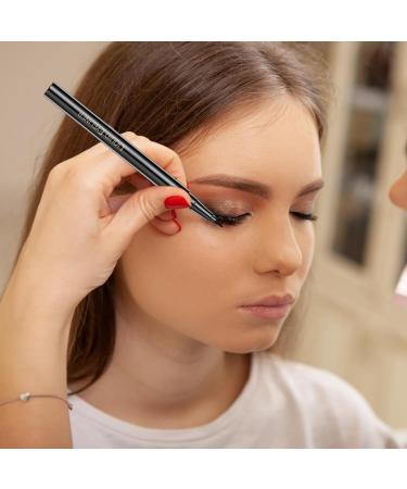 Waterproof Eyeliner Black High-Pigmented Liquid Eyeliner Black - Long-Lasting Quick-Drying Eyeliner Liquid Liner Eye Makeup Cosmetic for Women Girls - Buy Online on GoSupps.com